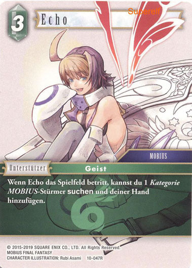 Final Fantasy Opus 10-047 R Echo Wind