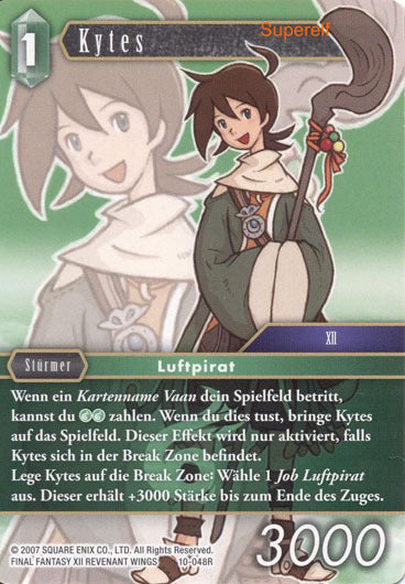 Final Fantasy Opus 10-048 R Kytes Wind