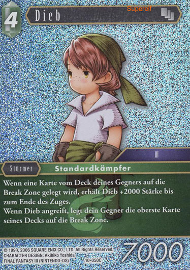 Final Fantasy Opus 10-050 C Dieb Wind