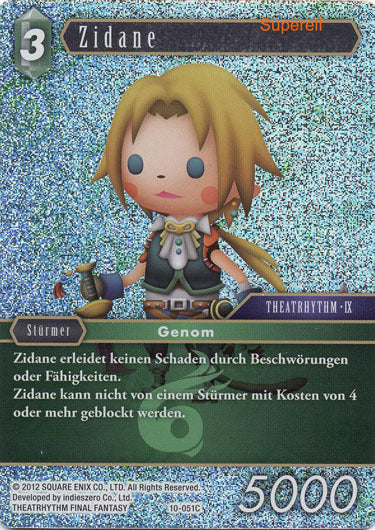 Final Fantasy Opus 10-051 C Zidane Wind