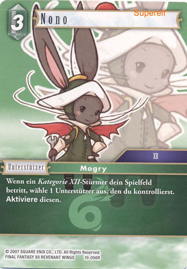 Final Fantasy Opus 10-056 R Nono Wind