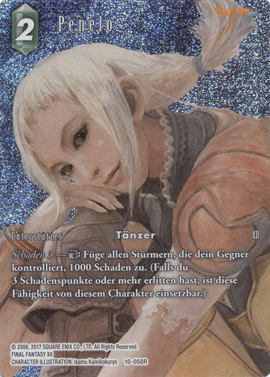 Final Fantasy Opus 10-058 R Penelo Wind