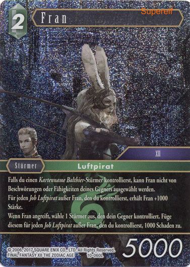 Final Fantasy Opus 10-060 L Fran Wind