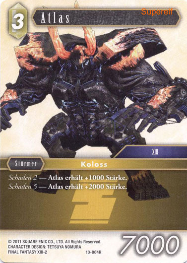 Final Fantasy Opus 10-064 R Atlas Erde