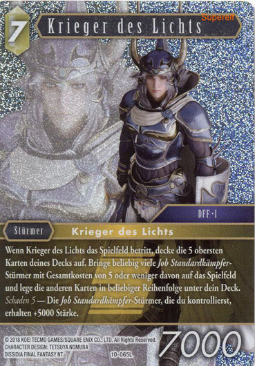 Final Fantasy Opus 10-065 L Krieger des Lichts Erde