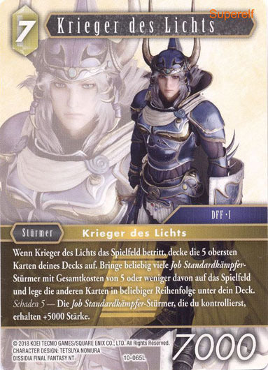 Final Fantasy Opus 10-065 L Krieger des Lichts Erde
