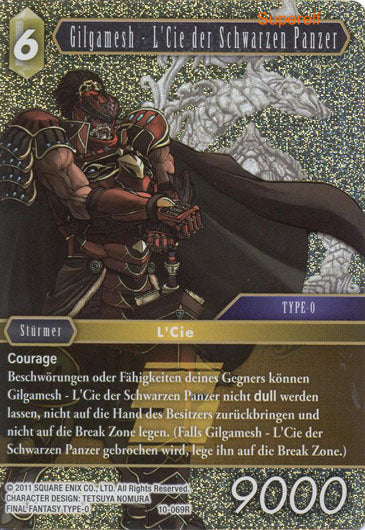 Final Fantasy Opus 10-069 R Gilgamesh - L'Cie der Schwarzen Panzer Erde