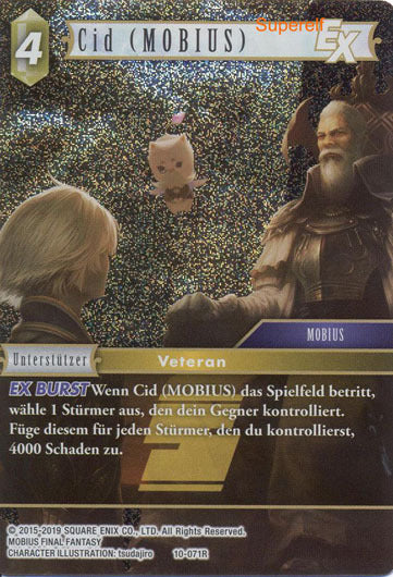 Final Fantasy Opus 10-071 R Cid (Mobius) Erde