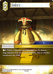 Final Fantasy Opus 10-073 C Joker Erde