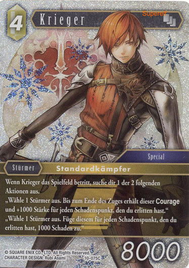 Final Fantasy Opus 10-075 C Krieger Erde