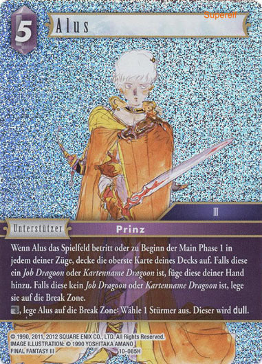 Final Fantasy Opus 10-085 H Alus Blitz