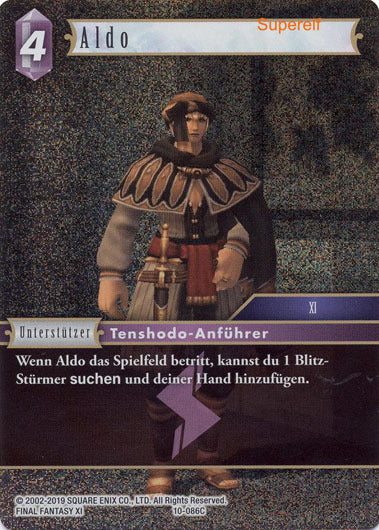 Final Fantasy Opus 10-086 C Aldo Blitz