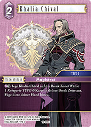 Final Fantasy Opus 10-089 C Khalia Chival Blitz