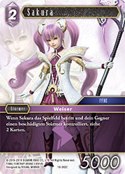 Final Fantasy Opus 10-092 C Sakura Blitz