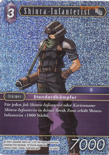 Final Fantasy Opus 10-093 C Shinra-Infanterist Blitz