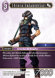 Final Fantasy Opus 10-093 C Shinra-Infanterist Blitz