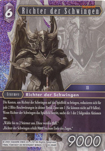 Final Fantasy Opus 10-094 R Richter der Schwingen Blitz