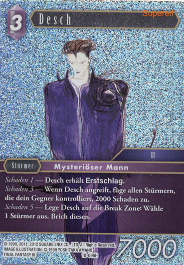 Final Fantasy Opus 10-095 H Desch Blitz