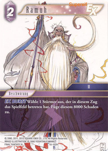 Final Fantasy Opus 10-102 H Ramuh Blitz