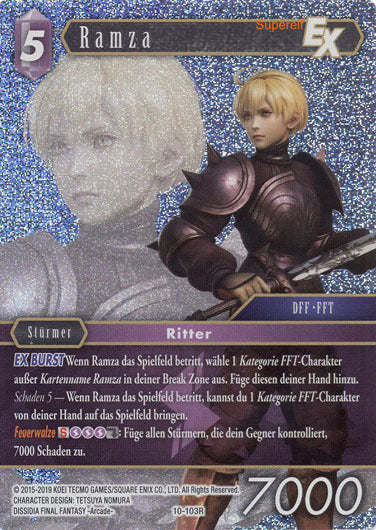 Final Fantasy Opus 10-103 R Ramza Blitz