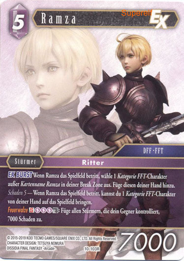 Final Fantasy Opus 10-103 R Ramza Blitz