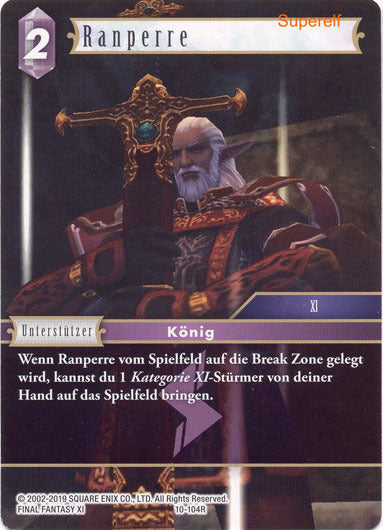 Final Fantasy Opus 10-104 R Ranperre Blitz