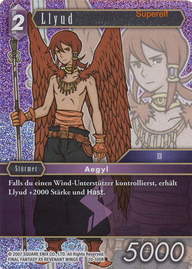 Final Fantasy Opus 10-105 R Llyud Blitz