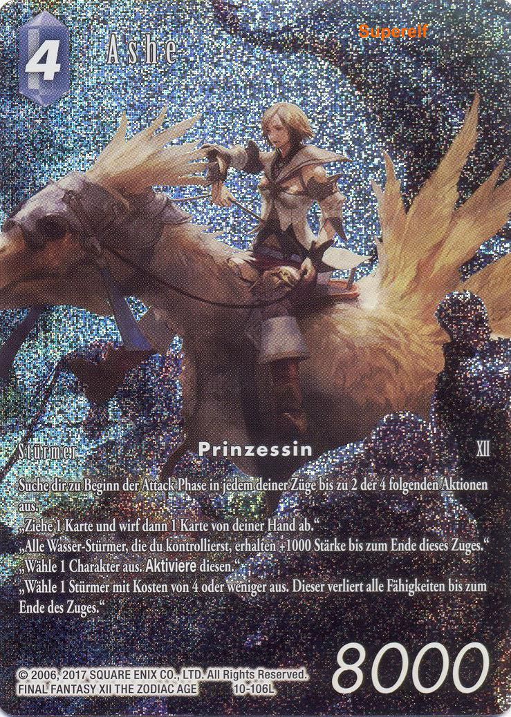 Final Fantasy 10-106L Ashe Full Art Premium - Legacy Karte aus OPUS 15