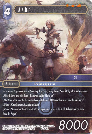 Final Fantasy Opus 10-106 L Ashe Wasser