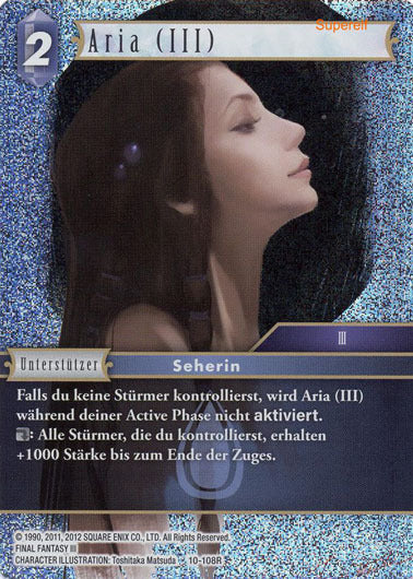 Final Fantasy Opus 10-108 R Aria (III) Wasser