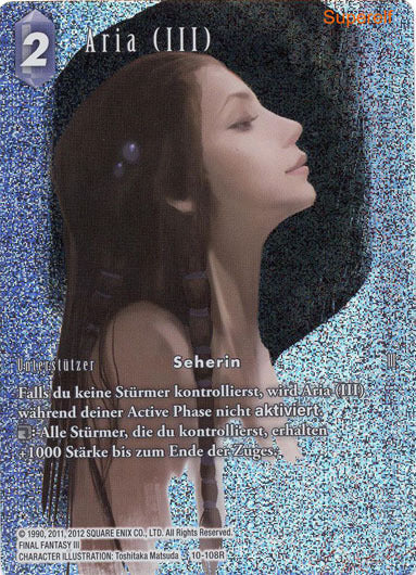 Final Fantasy Opus 10-108 R Aria (III) Wasser