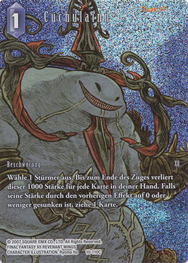 Final Fantasy Opus 10-110 C Cuchulainn Wasser