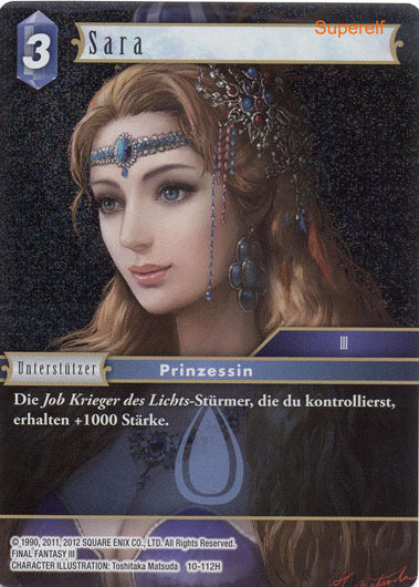 Final Fantasy Opus 10-112 H Sara Wasser