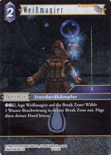 Final Fantasy Opus 10-114 C Weißmagier Wasser