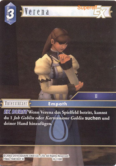 Final Fantasy Opus 10-119 R Verena Wasser