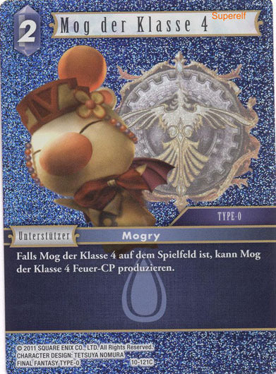 Final Fantasy Opus 10-121 C Mog der Klasse 4 Wasser