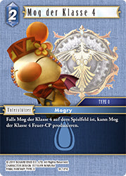 Final Fantasy Opus 10-121 C Mog der Klasse 4 Wasser