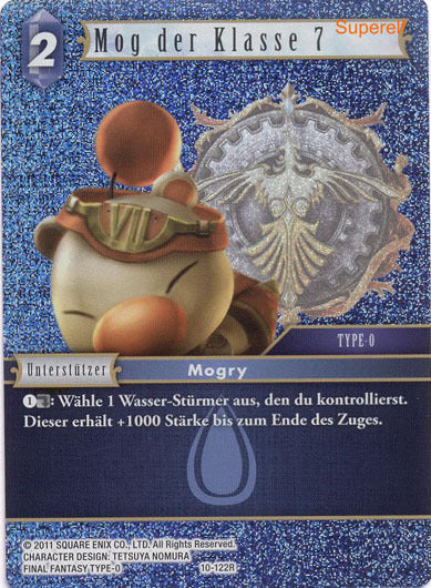 Final Fantasy Opus 10-122 R Mog der Klasse 7 Wasser