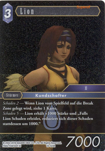 Final Fantasy Opus 10-123 R Lion Wasser