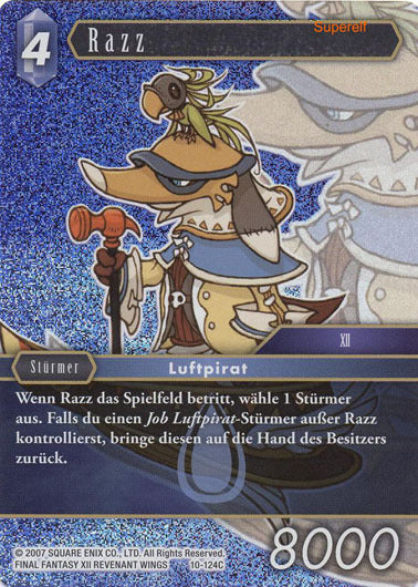 Final Fantasy Opus 10-124 C Razz Wasser