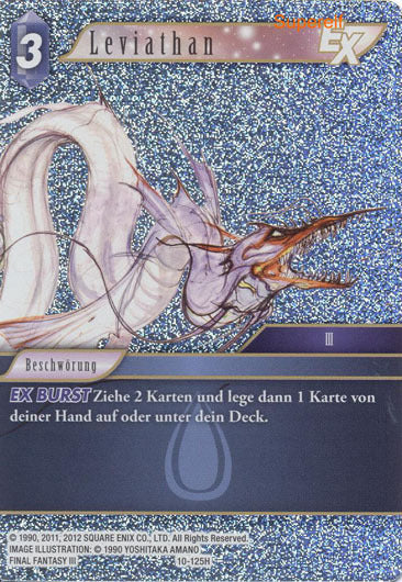 Final Fantasy Opus 10-125 H Leviathan Wasser