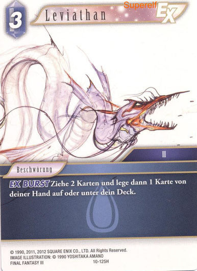 Final Fantasy Opus 10-125 H Leviathan Wasser