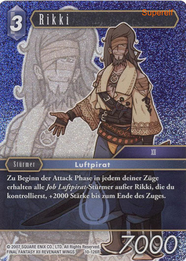 Final Fantasy Opus 10-126 R Rikki Wasser