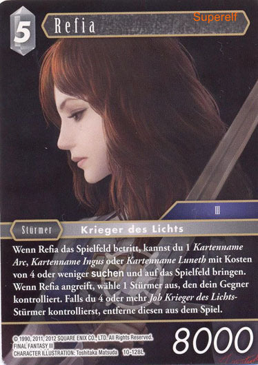 Final Fantasy Opus 10-128 L Refia Licht