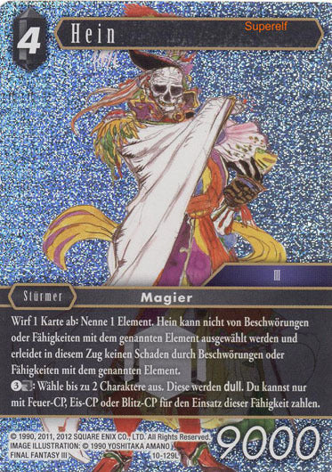 Final Fantasy Opus 10-129 L Hein Dunkelheit