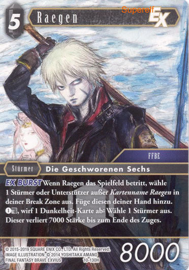 Final Fantasy Opus 10-130 H Raegen Dunkelheit
