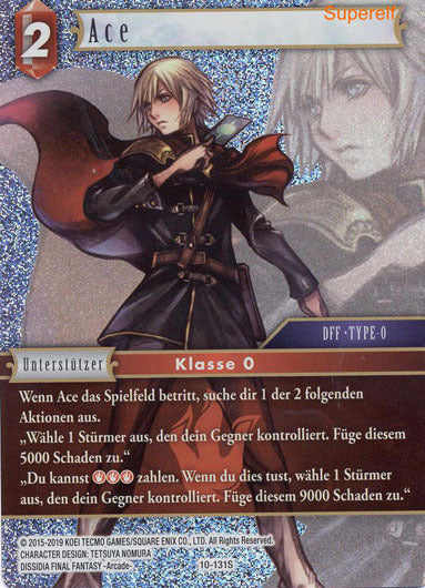 Final Fantasy Opus 10-131 S Ace Feuer