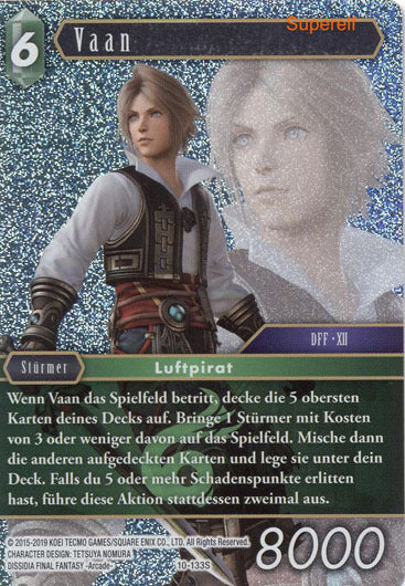 Final Fantasy Opus 10-133 S Vaan Wind