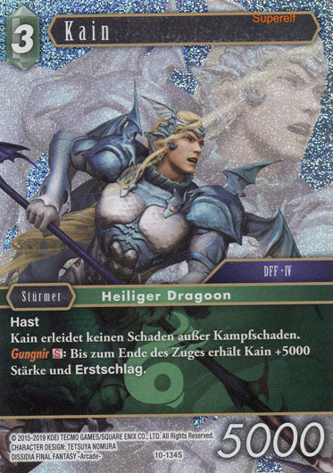 Final Fantasy Opus 10-134 S Kain Wind