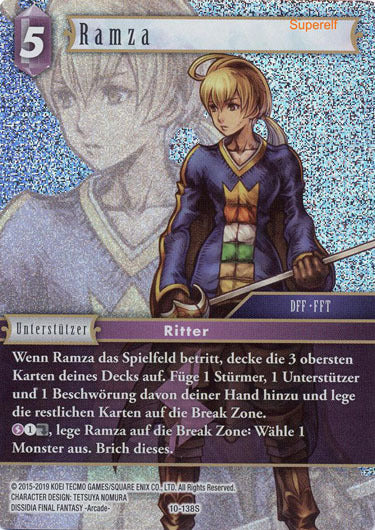 Final Fantasy Opus 10-138 S Ramza Blitz
